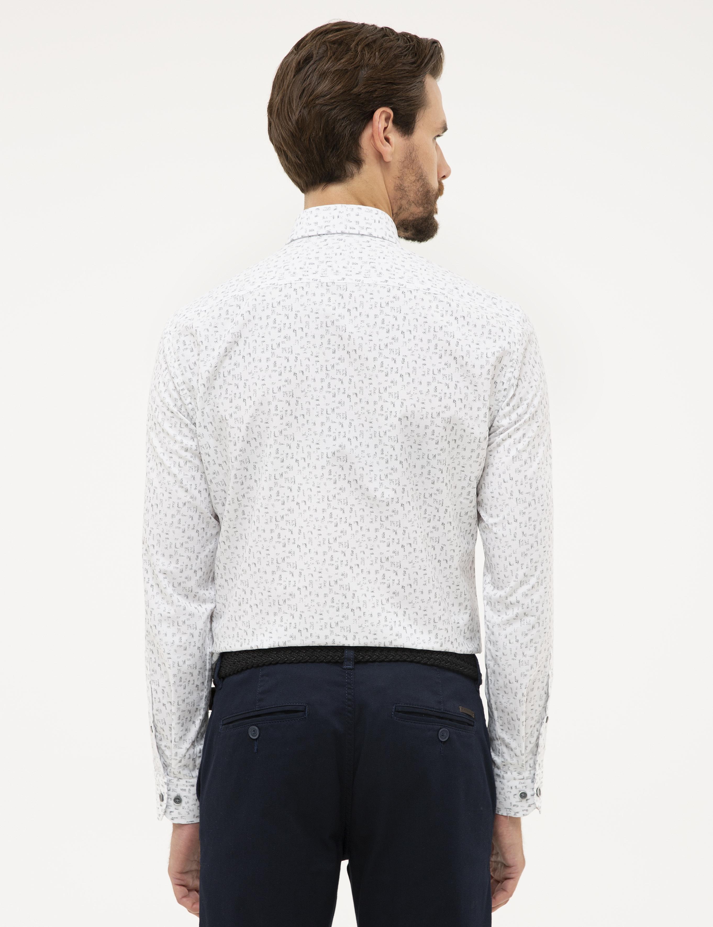 Antrasit Slim Fit Gömlek