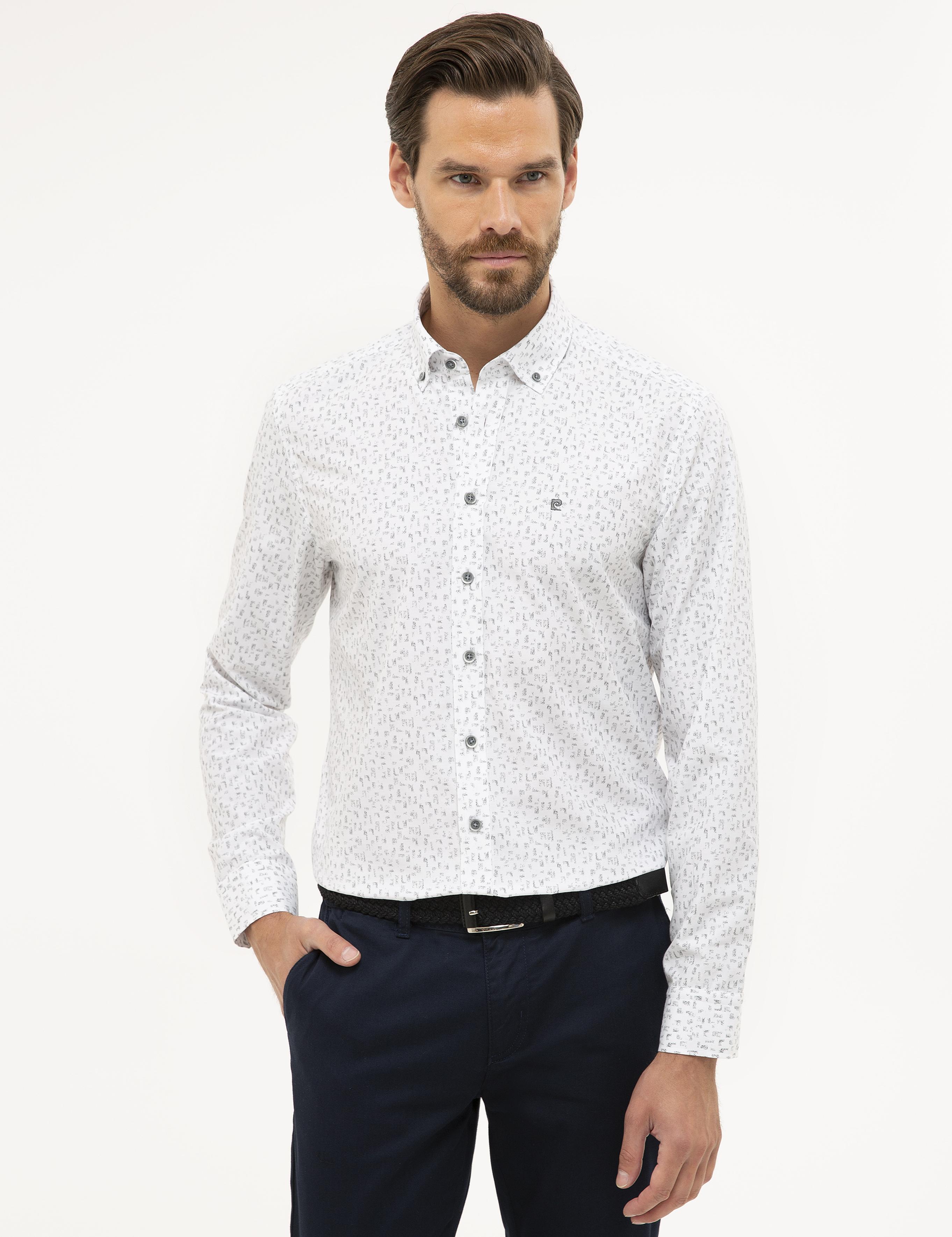 Antrasit Slim Fit Gömlek