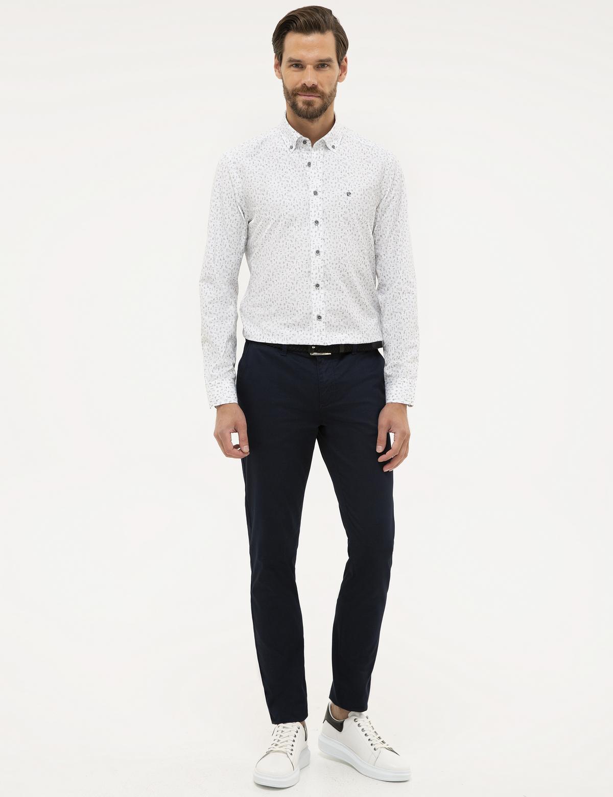 Antrasit Slim Fit Gömlek - 50227377014