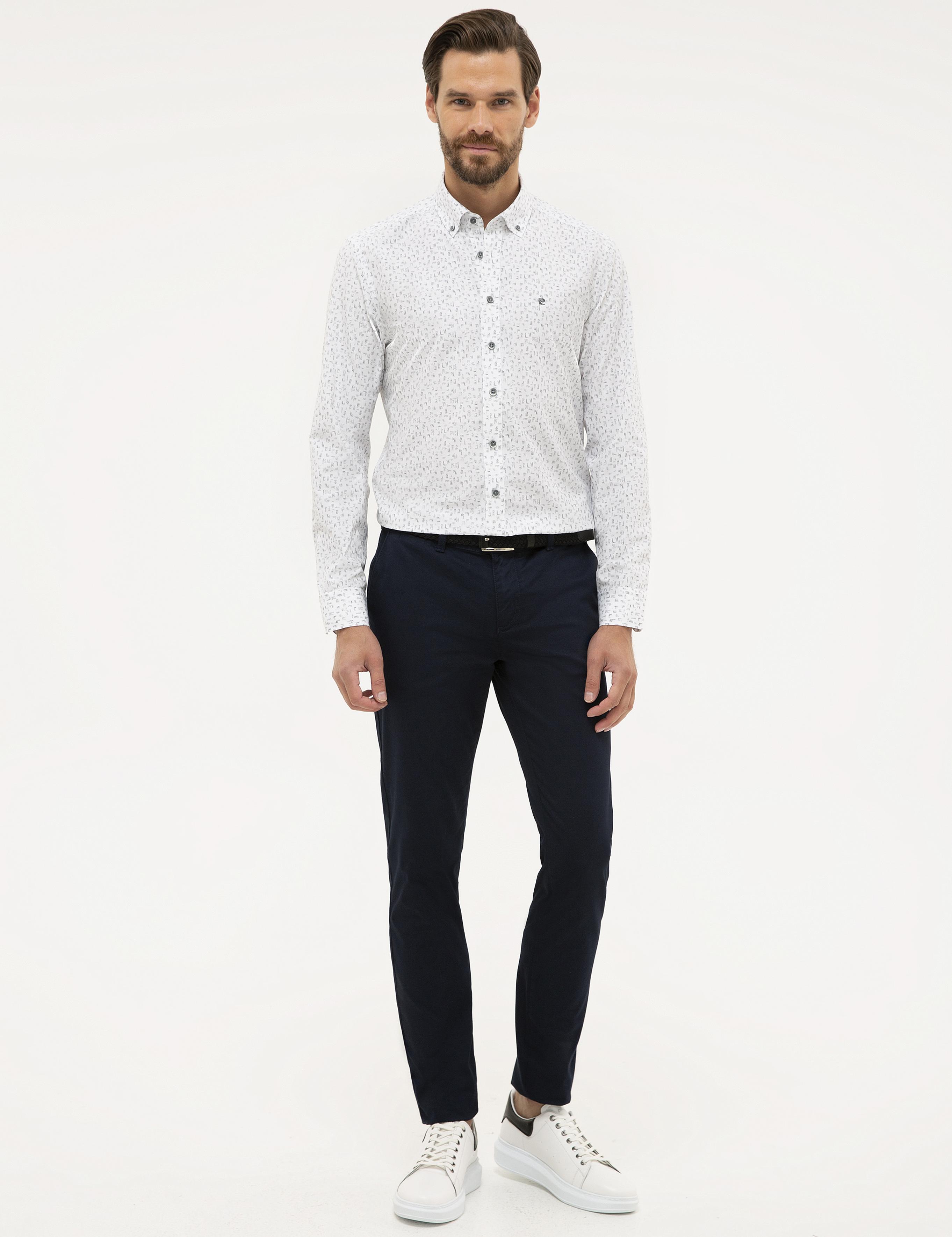 Antrasit Slim Fit Gömlek