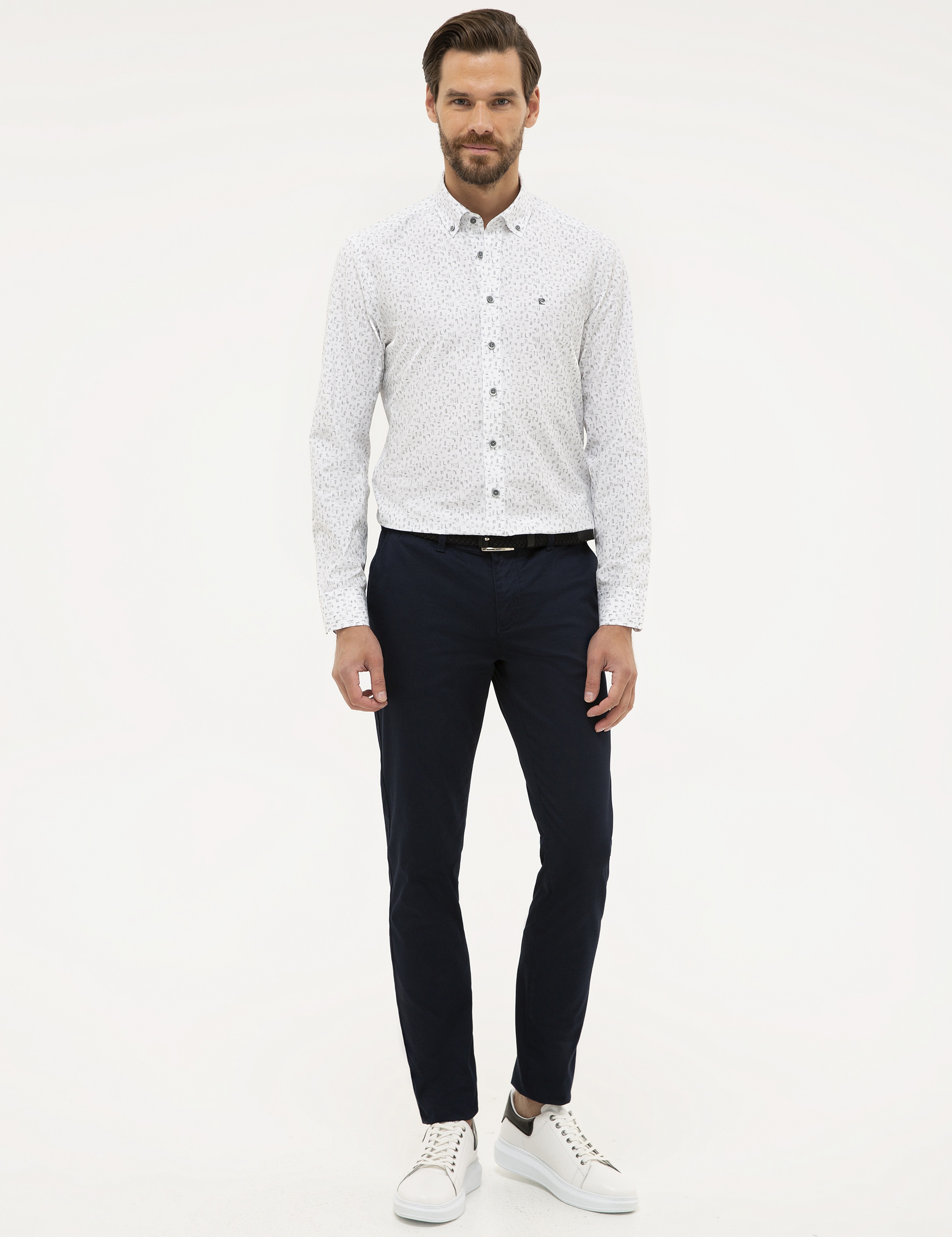 Antrasit Slim Fit Gömlek - Image 4