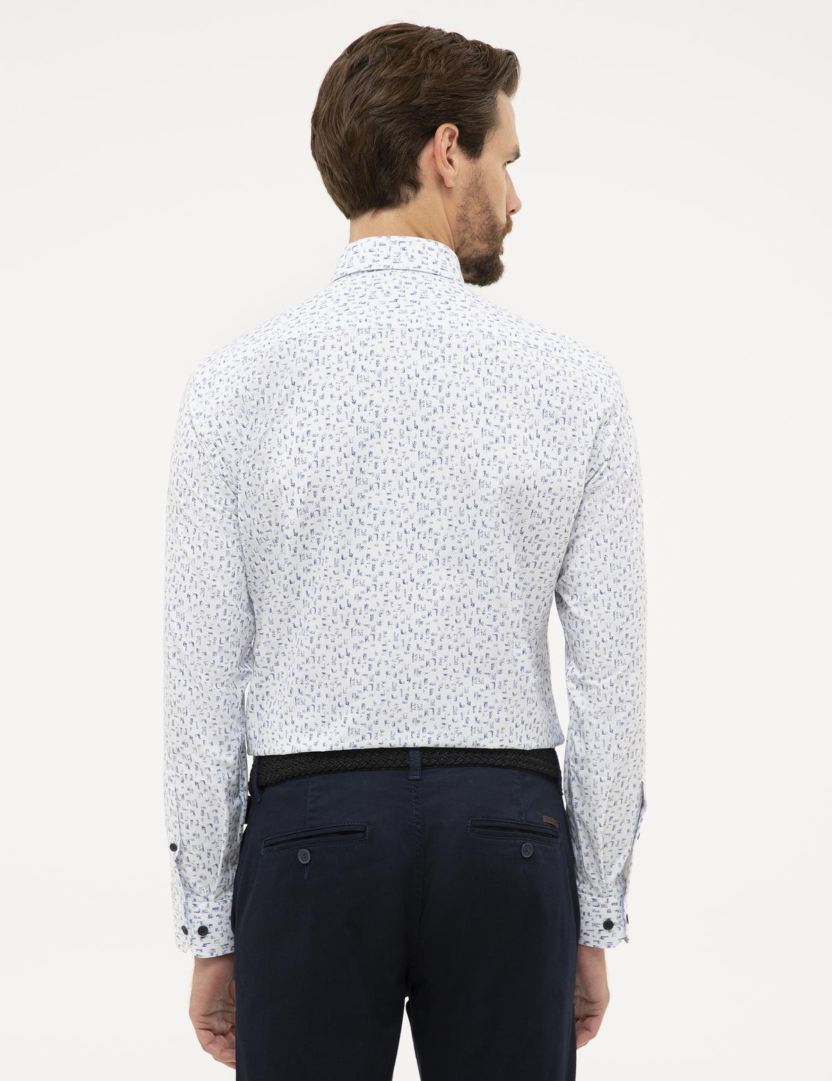 Lacivert Slim Fit Gömlek - 50227377005