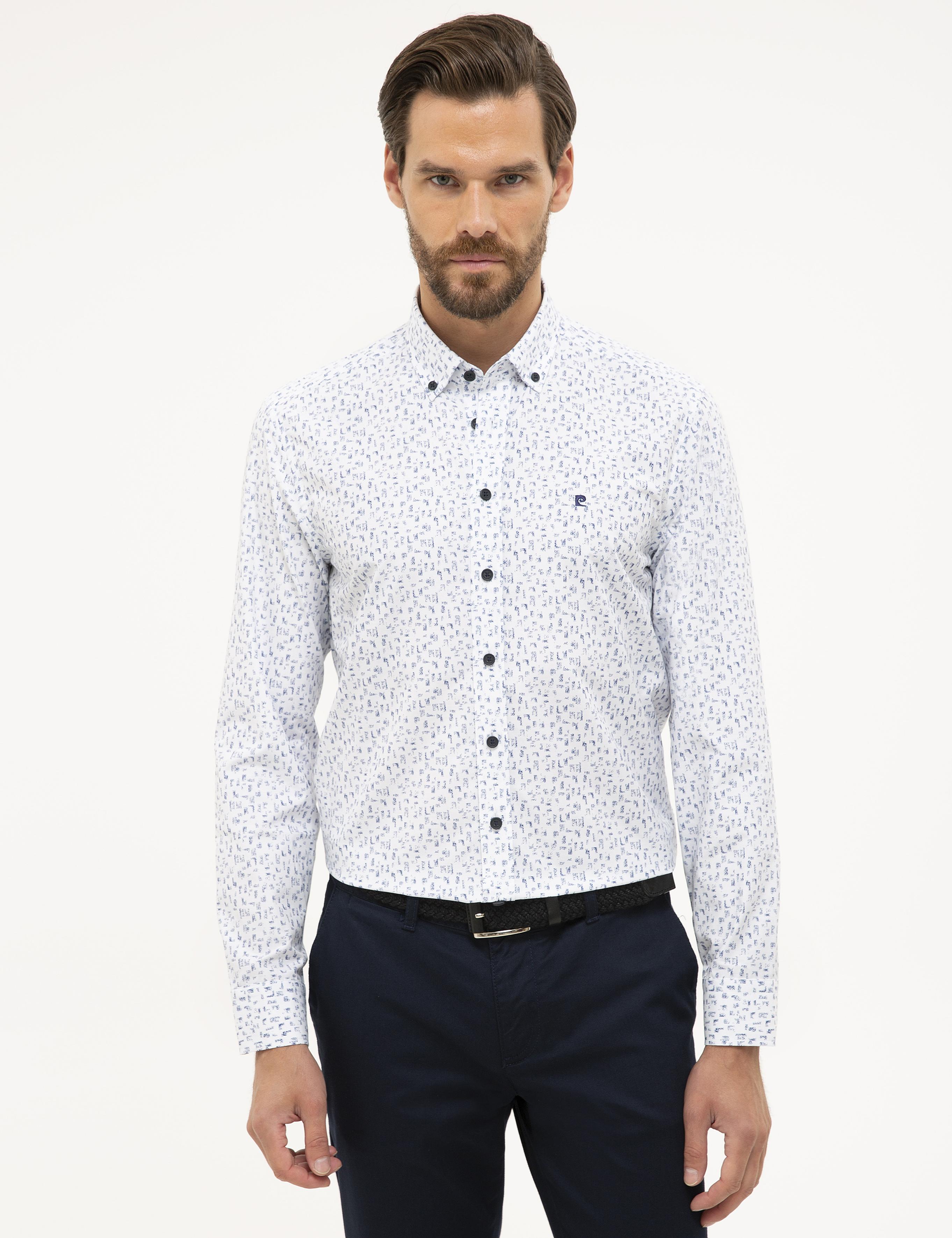 Lacivert Slim Fit Gömlek