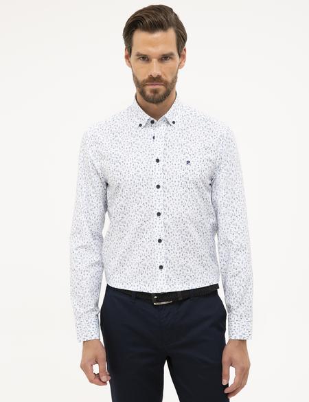 Lacivert Slim Fit Gömlek - 50227377005