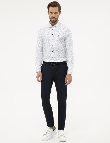 Lacivert Slim Fit Gömlek - 50227377005