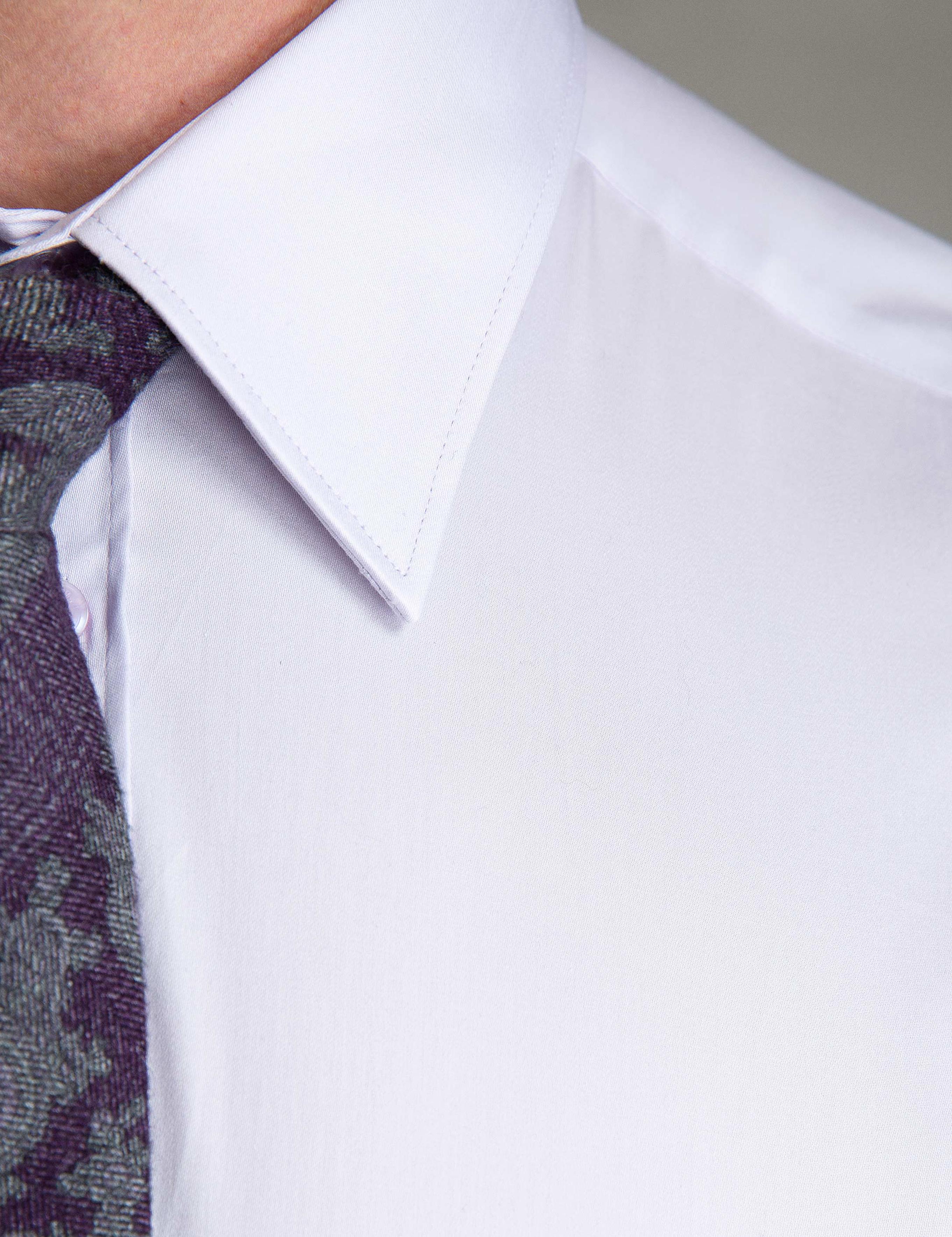 Lila Slim Fit Gömlek