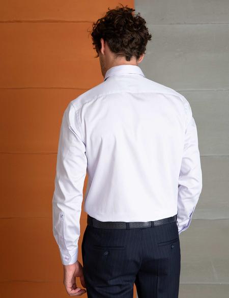 Lila Slim Fit Gömlek - 50199436069