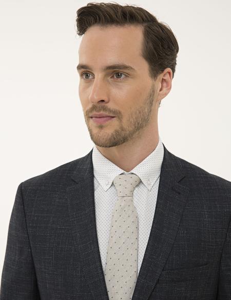 Lacivert Slim Fit Ceket - 50225993038