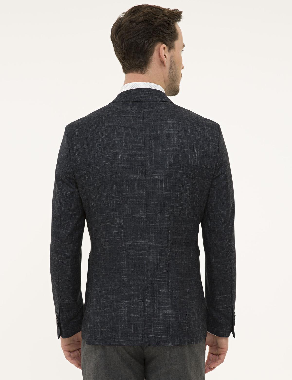 Lacivert Slim Fit Ceket - 50225993038