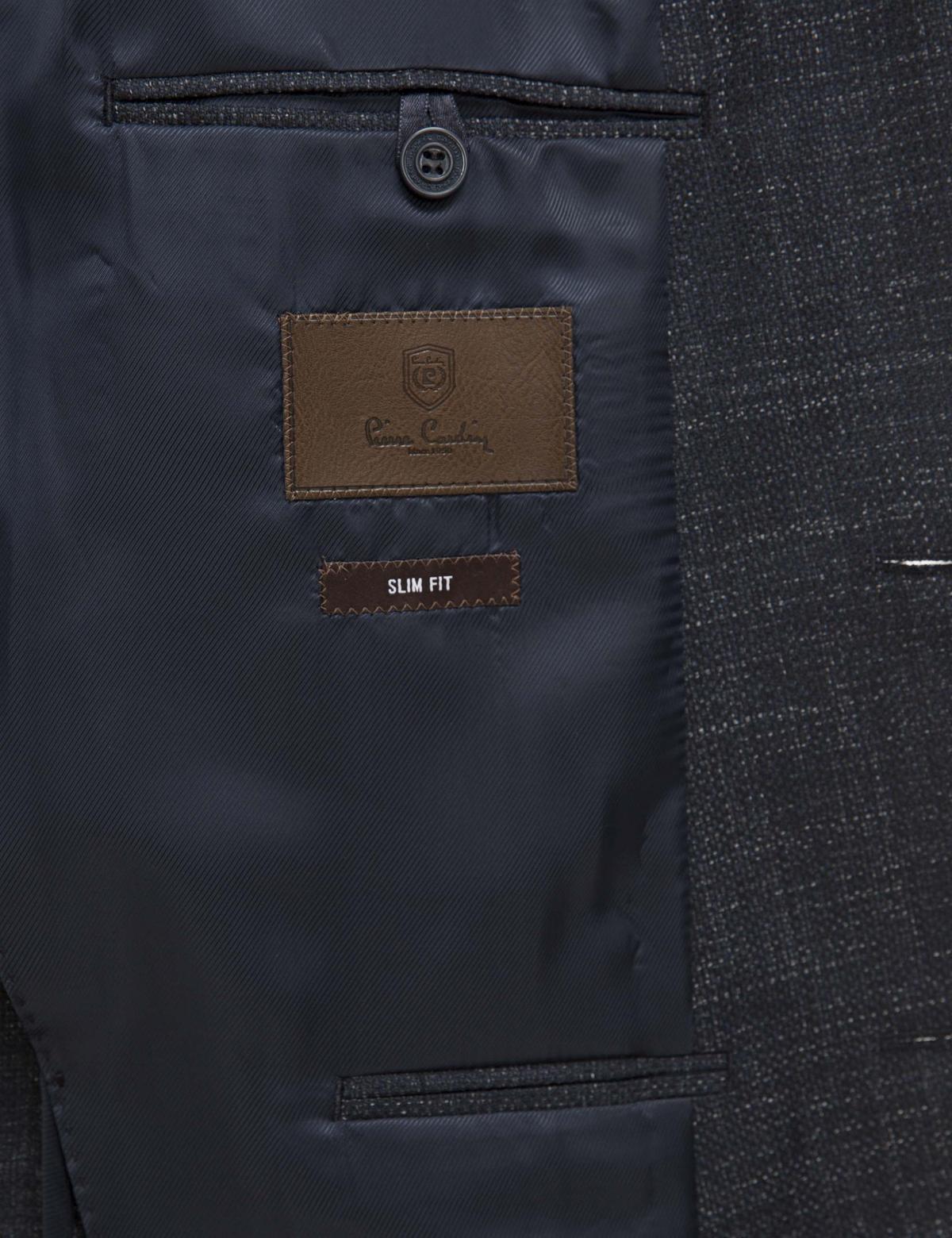 Lacivert Slim Fit Ceket - 50225993038