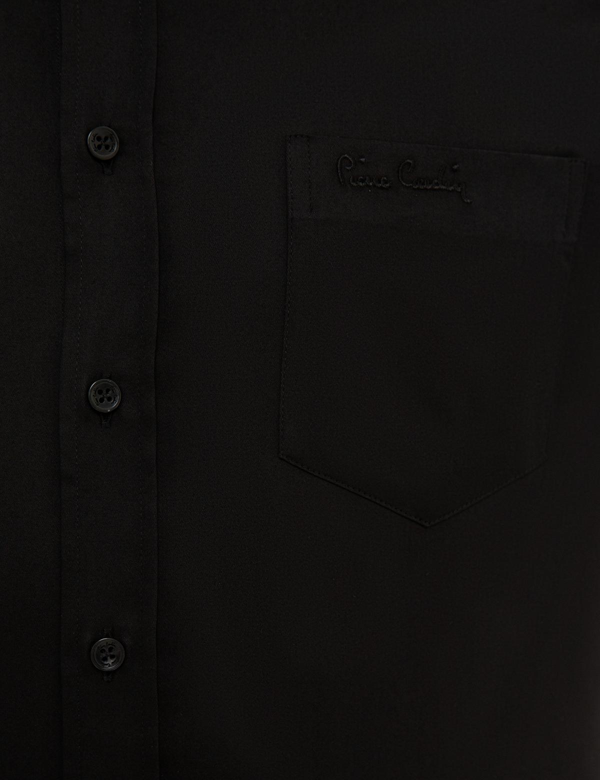 Siyah Regular Fit Kısa Kollu Gömlek - 50223101022