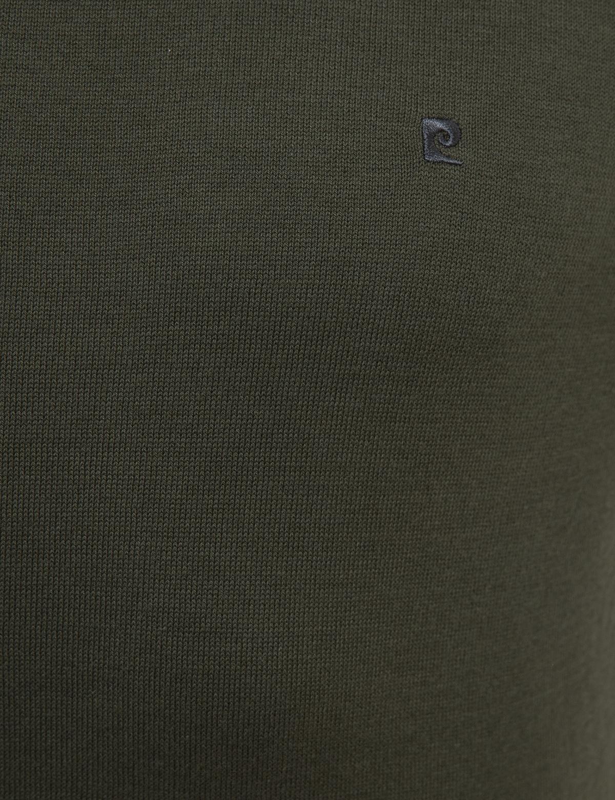 Yeşil Slim Fit Bisiklet Yaka Basic Triko Kazak - 50230805039