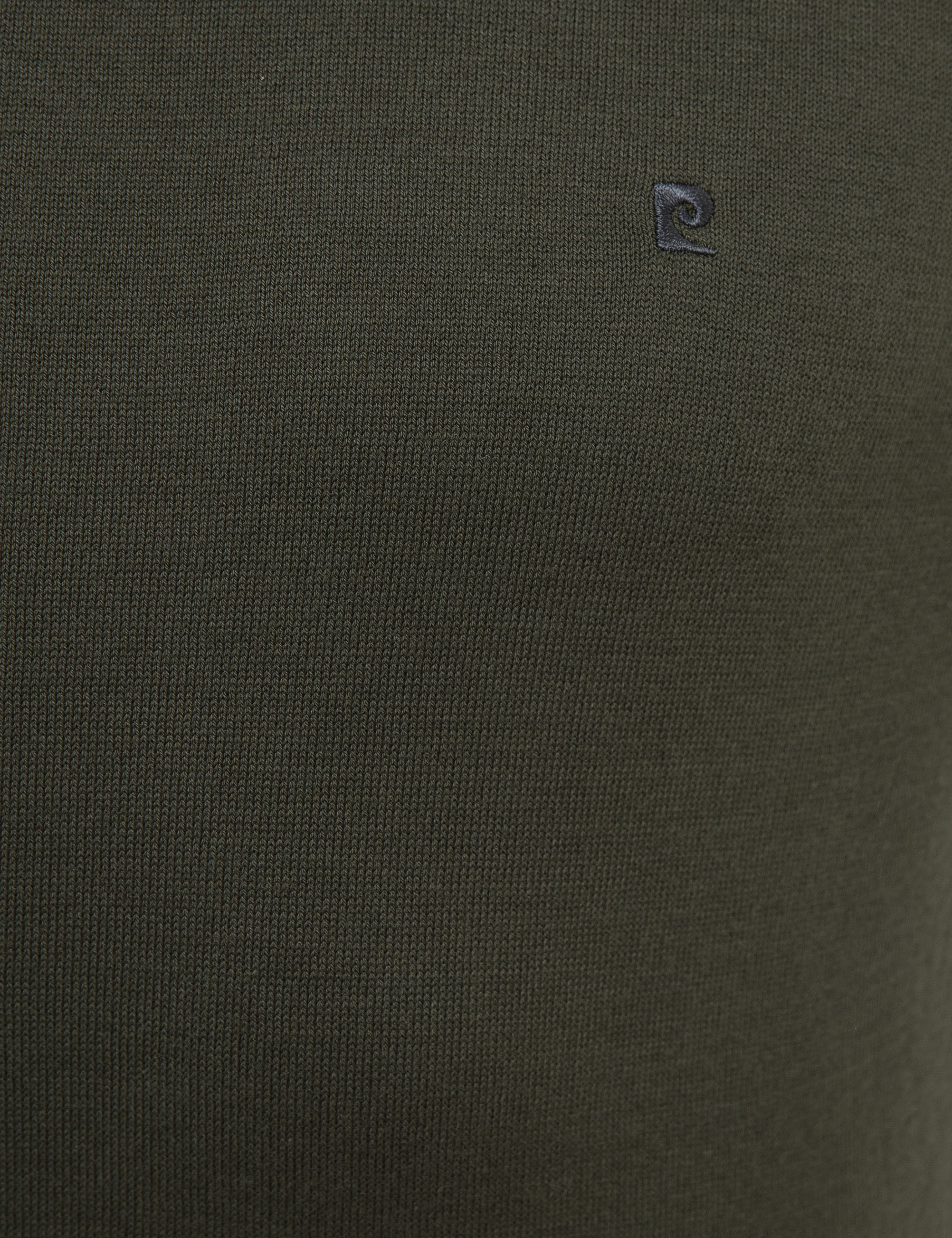Yeşil Slim Fit Bisiklet Yaka Basic Triko Kazak