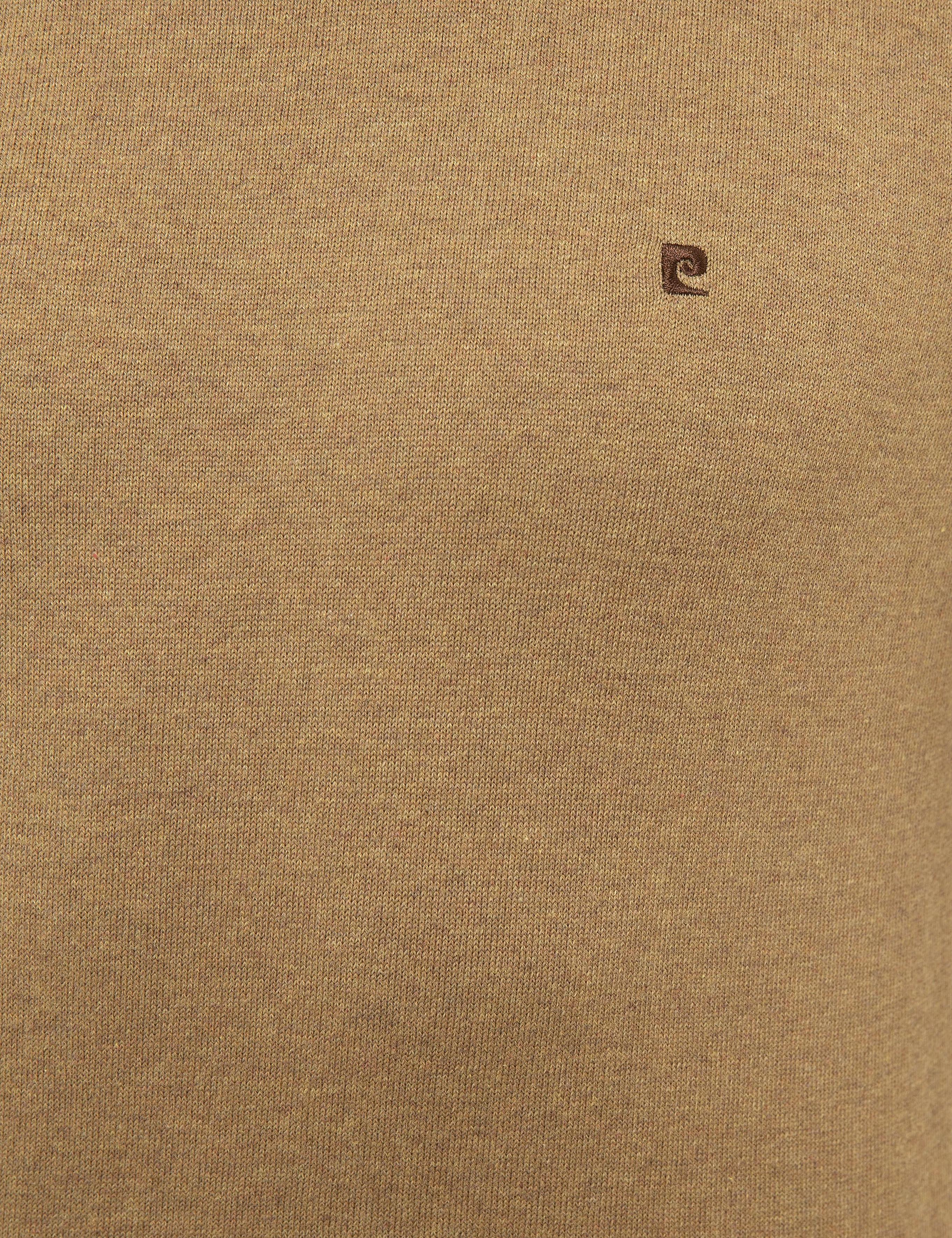 Camel Melanj Slim Fit Bisiklet Yaka Basic Triko Kazak