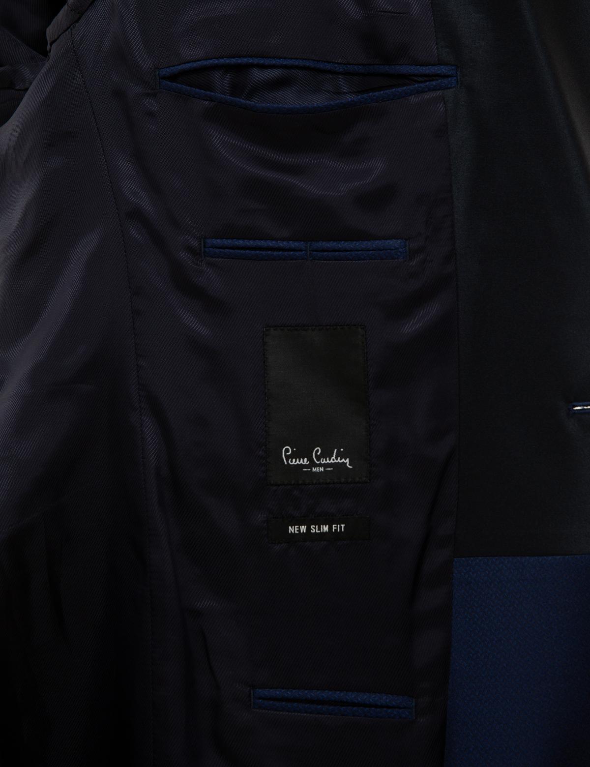 Lacivert Yelekli Ekstra Slim Fit %100 Yün Smokin - 50190787041