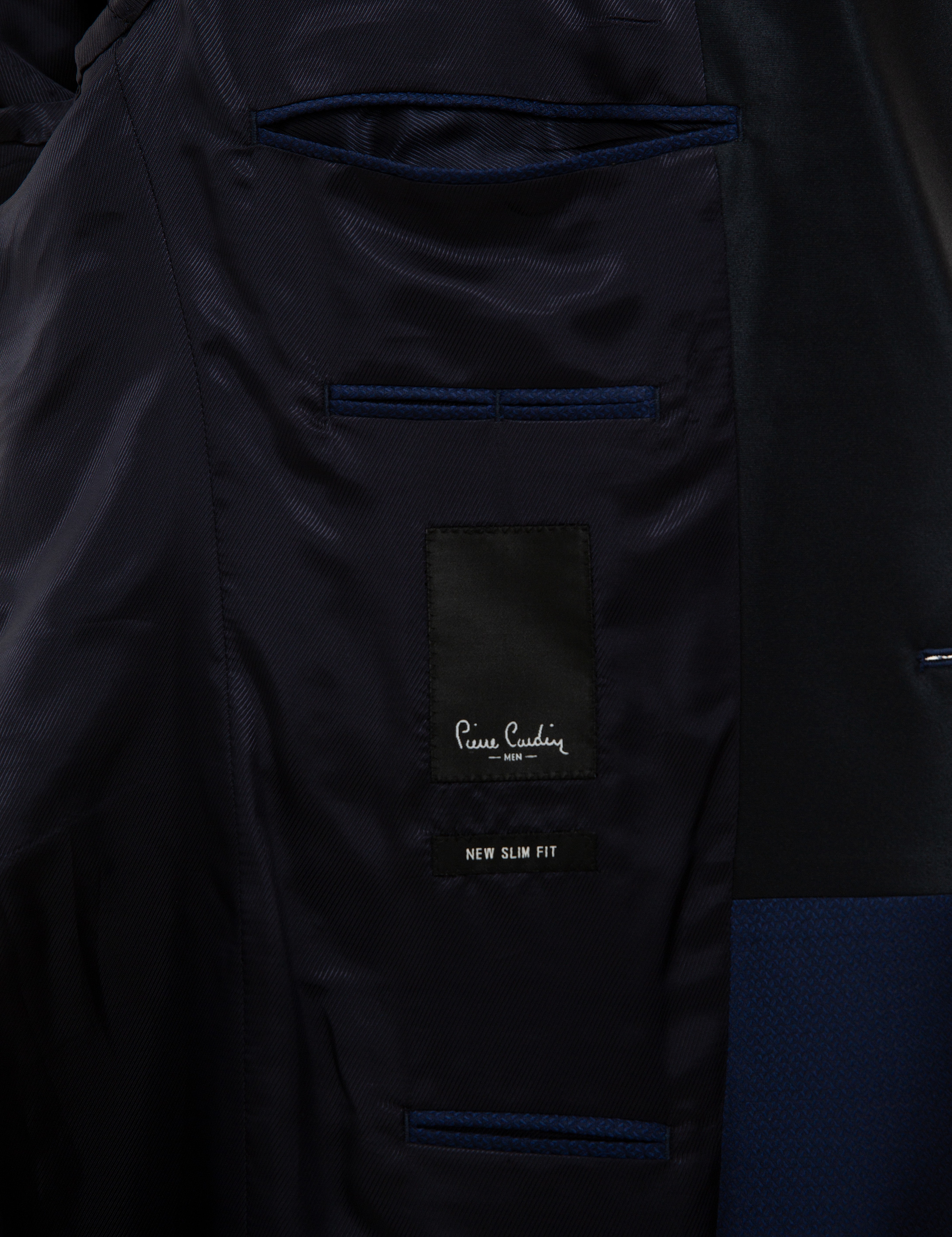 Lacivert Yelekli Ekstra Slim Fit %100 Yün Smokin - Image 7