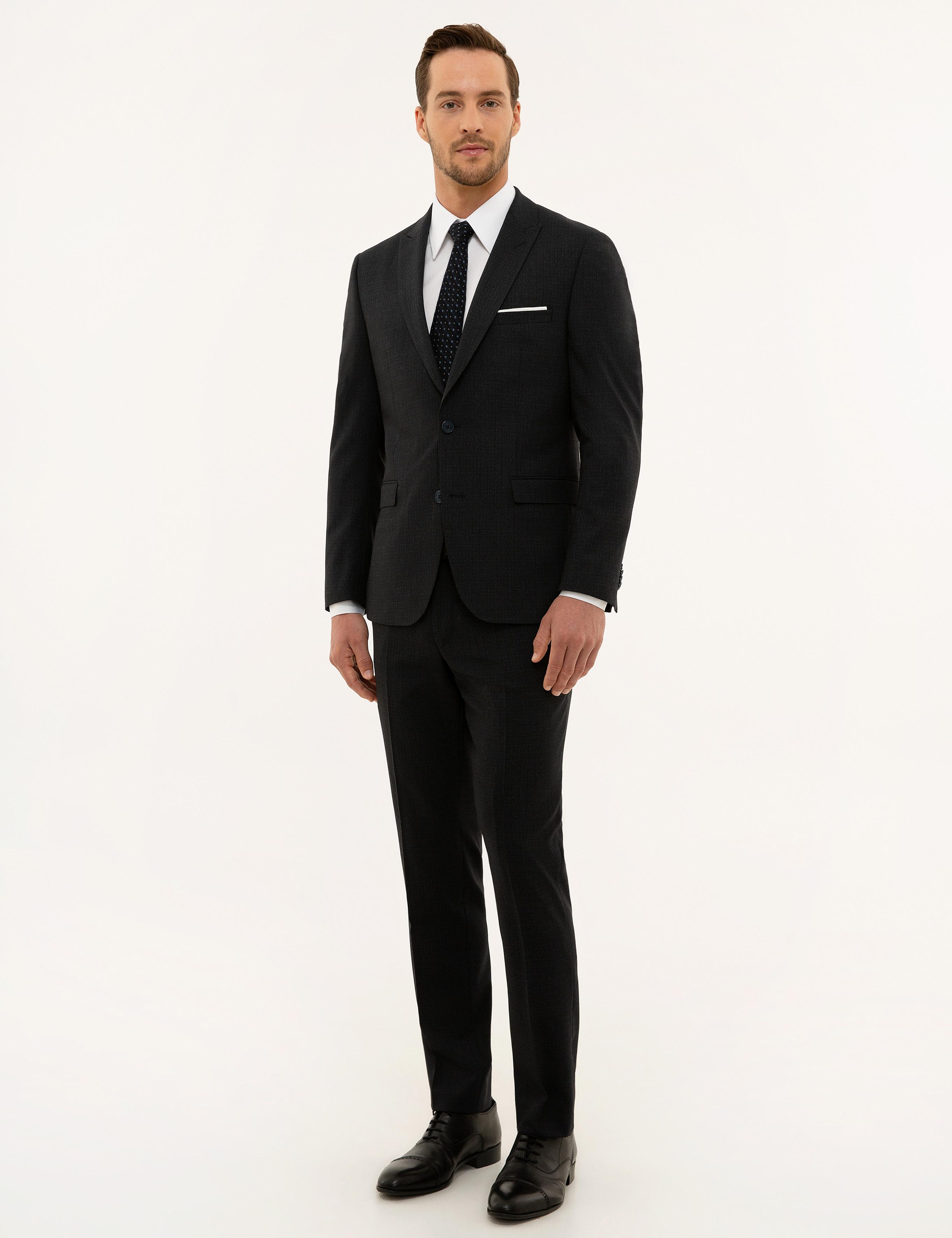 Lacivert Slim Fit Takım Elbise
