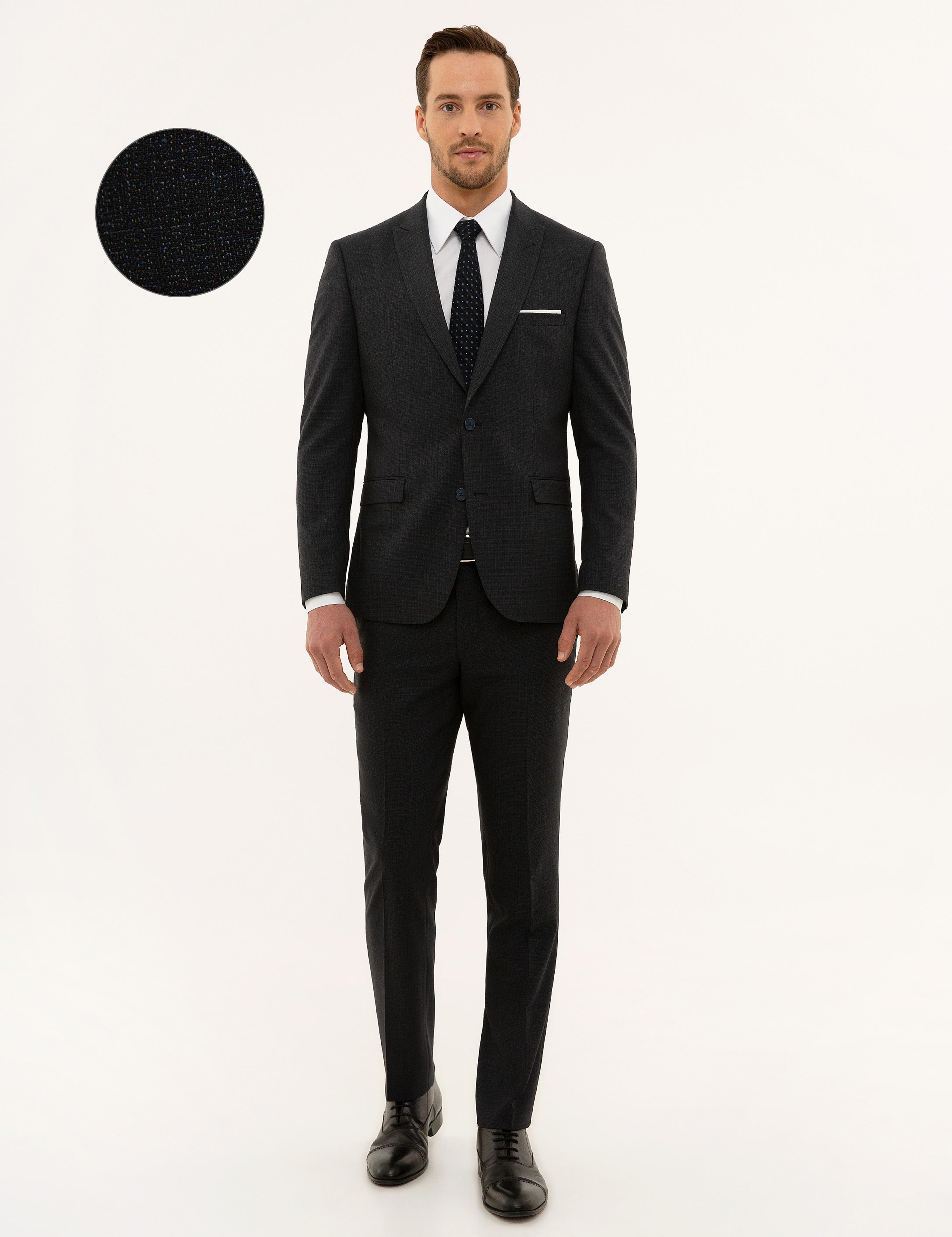 Lacivert Slim Fit Takım Elbise