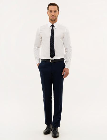 Lacivert Slim Fit Kumaş Pantolon - 50229587077