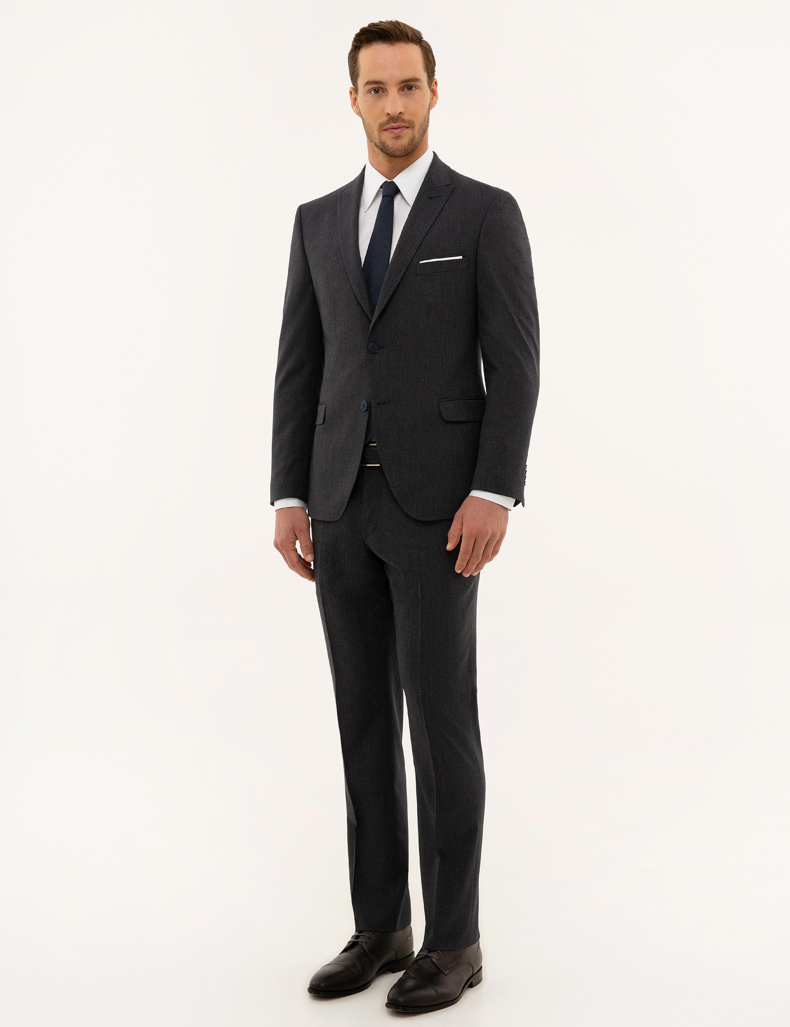 Lacivert Slim Fit Takım Elbise