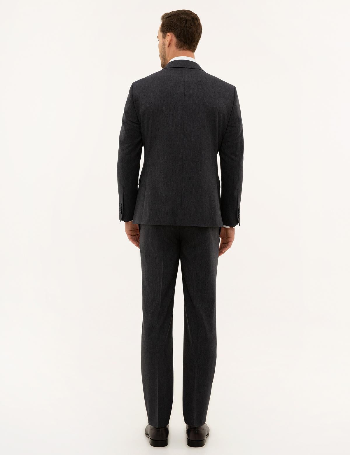 Lacivert Slim Fit Takım Elbise - 50227246122