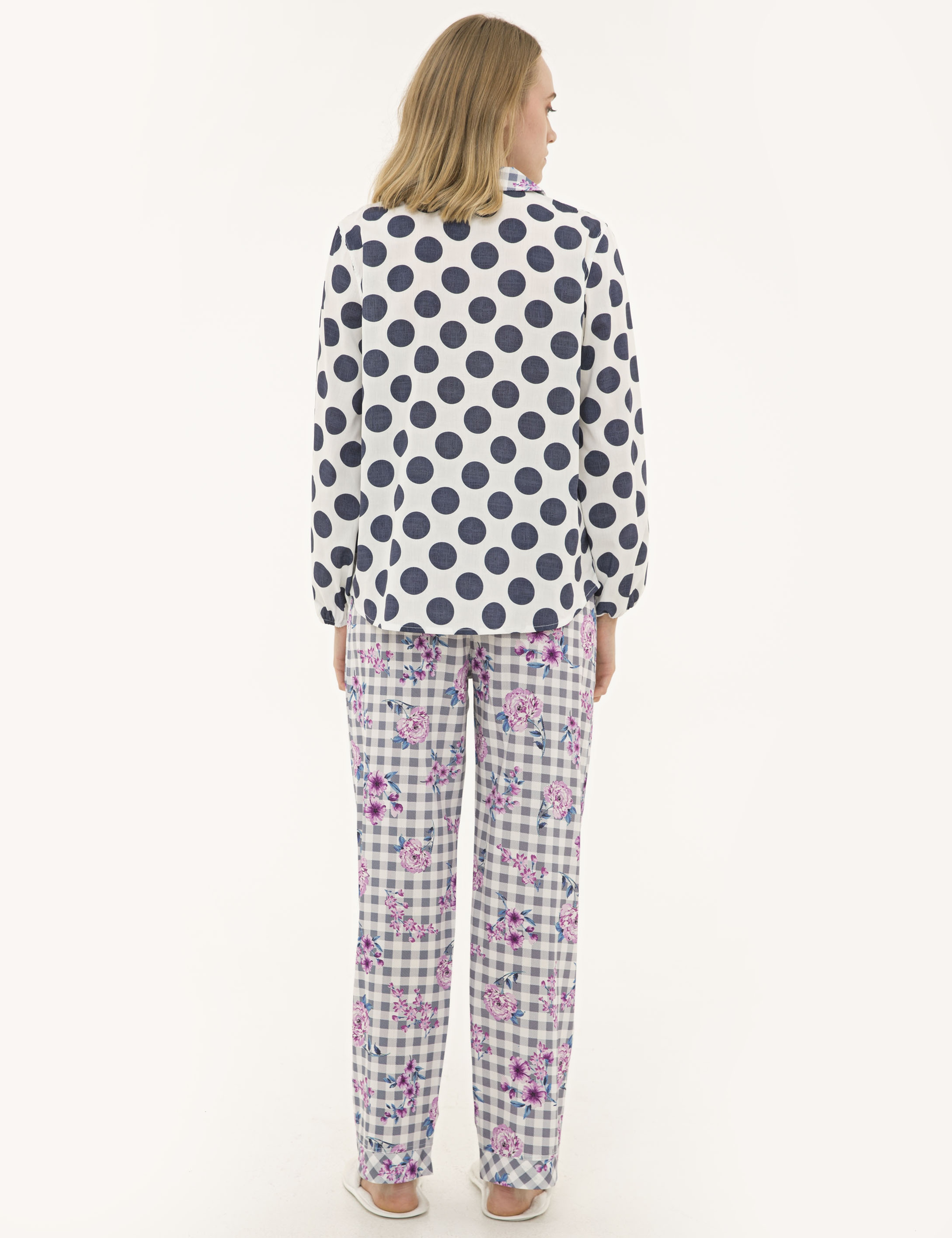 Mor Pijama Takımı