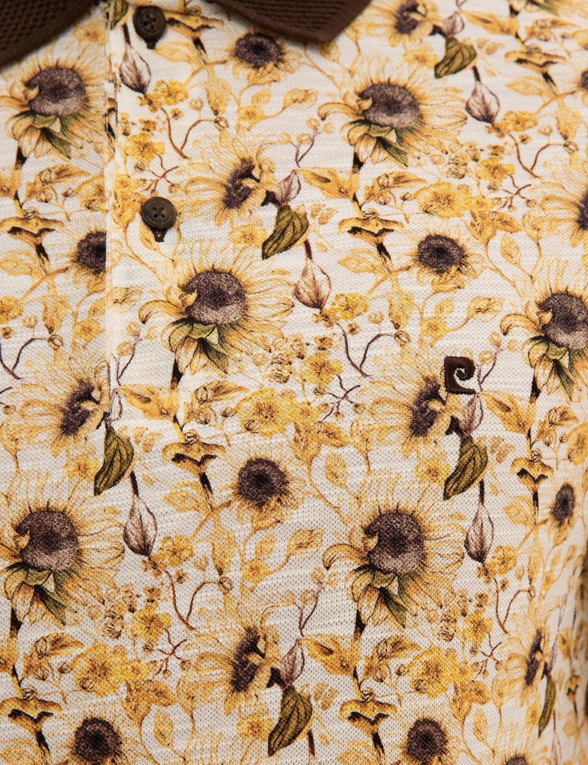 Kahverengi Slim Fit Polo Yaka Tişört - 50220894020