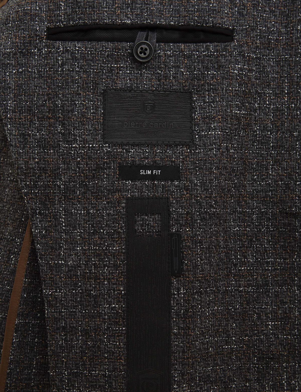 Füme Slim Fit Ceket - 50208104014