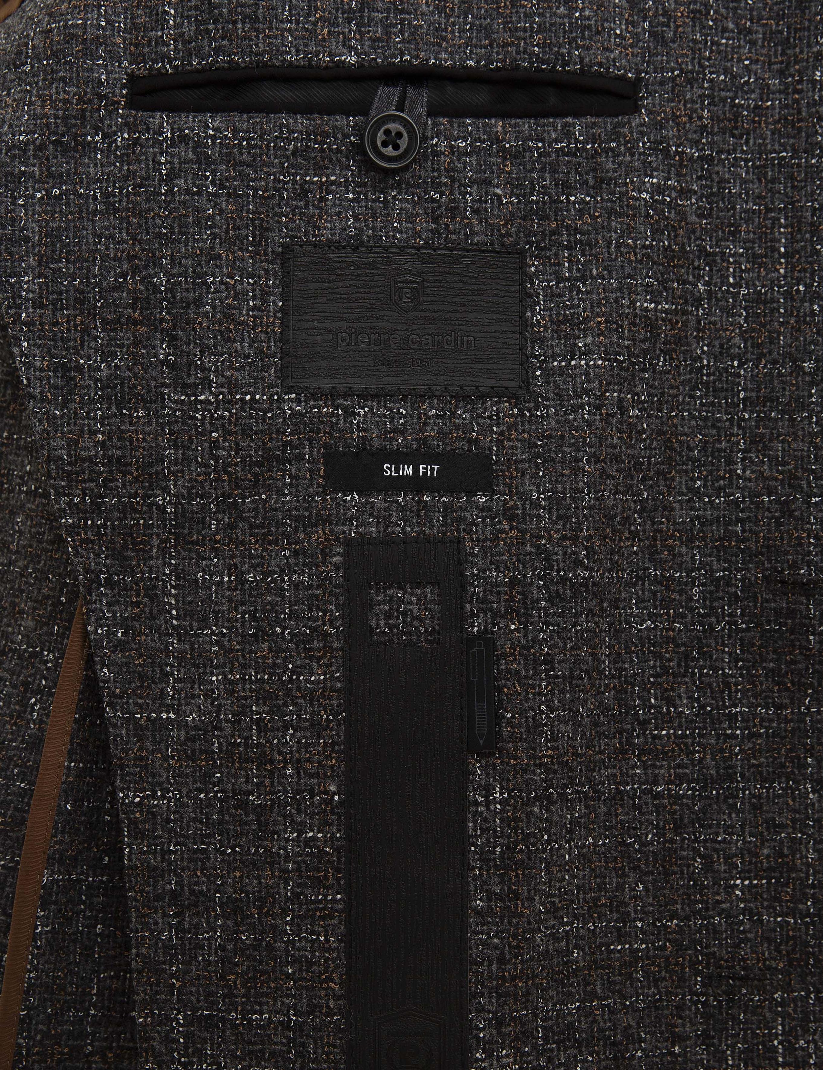 Füme Slim Fit Ceket