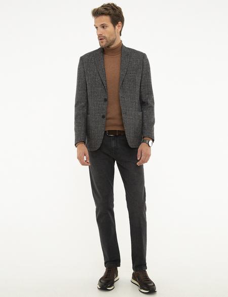 Füme Slim Fit Ceket - 50208104014