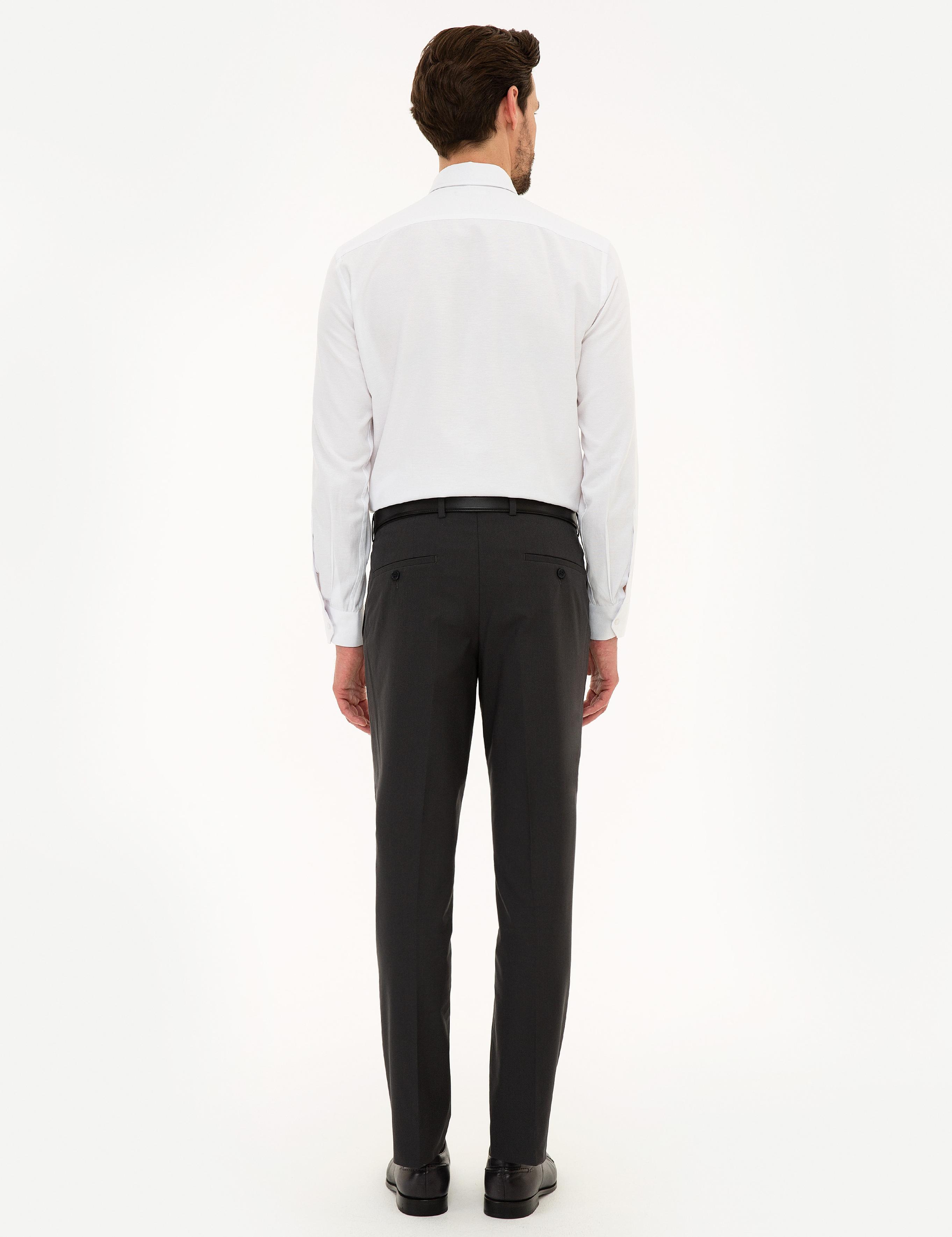 Siyah Slim Fit Kumaş Pantolon