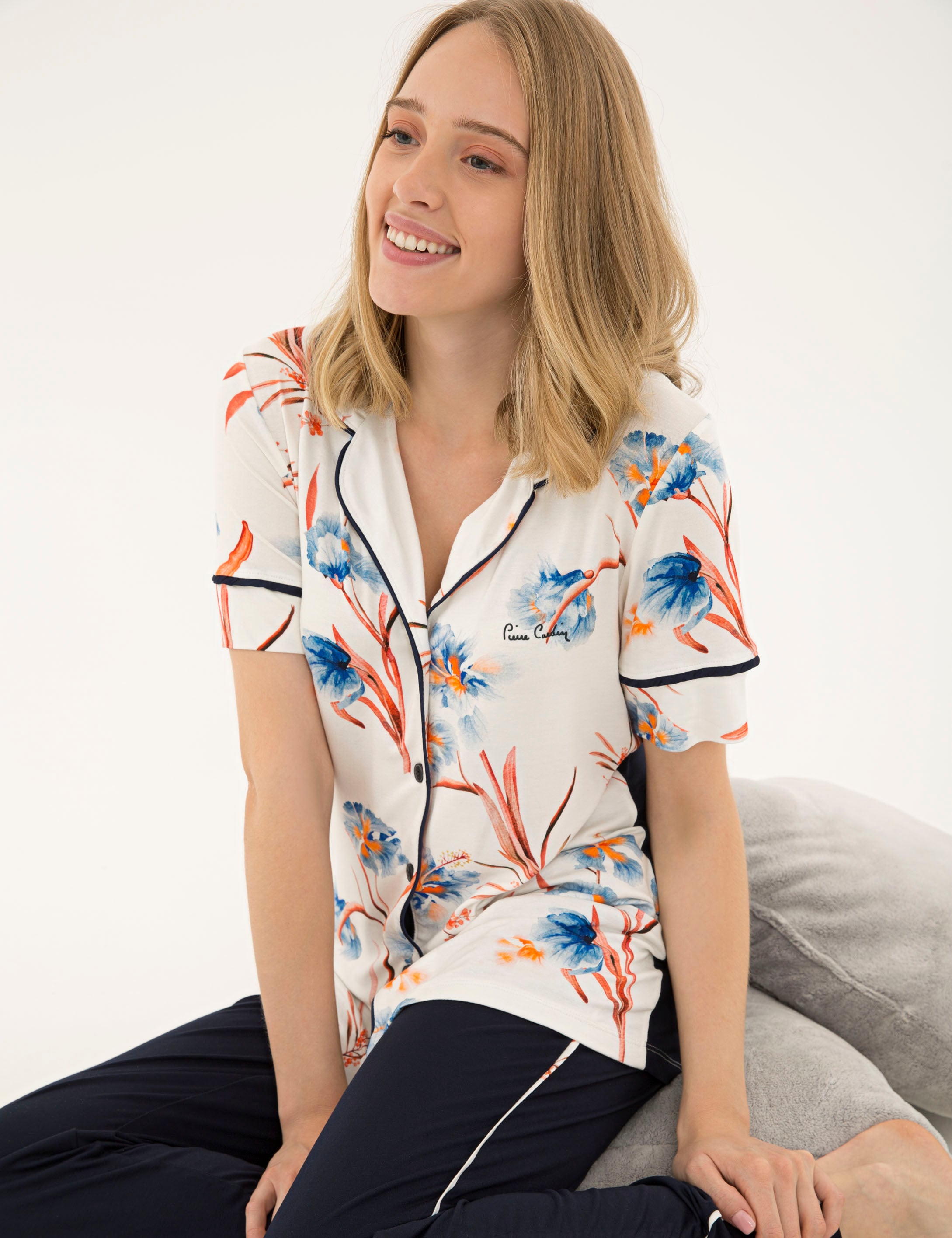Ekru Pijama Takım