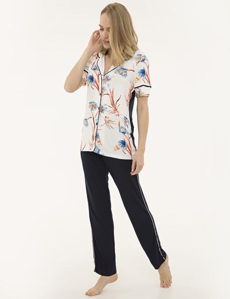 Ekru Pijama Takım - 50234453001