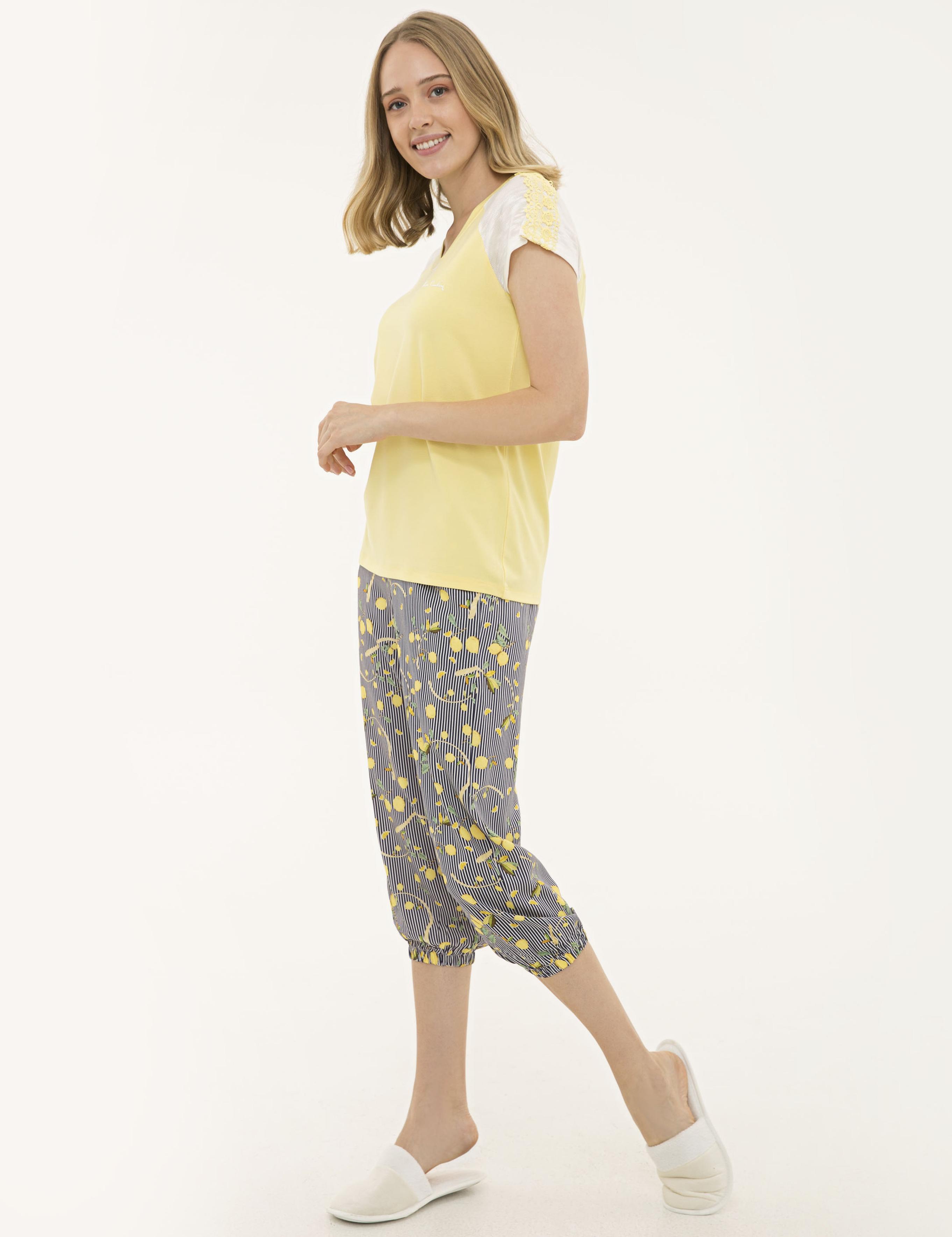 Sarı Pijama Takımı