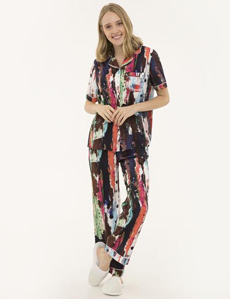 Çok Renkli Pijama Takımı - 50234472001