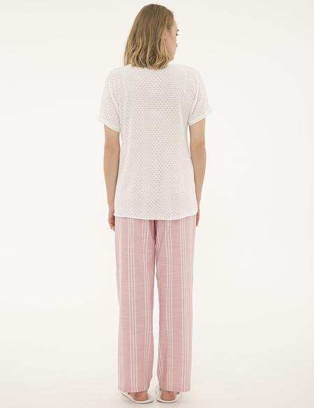 Pembe Pijama Takım - 50234534002