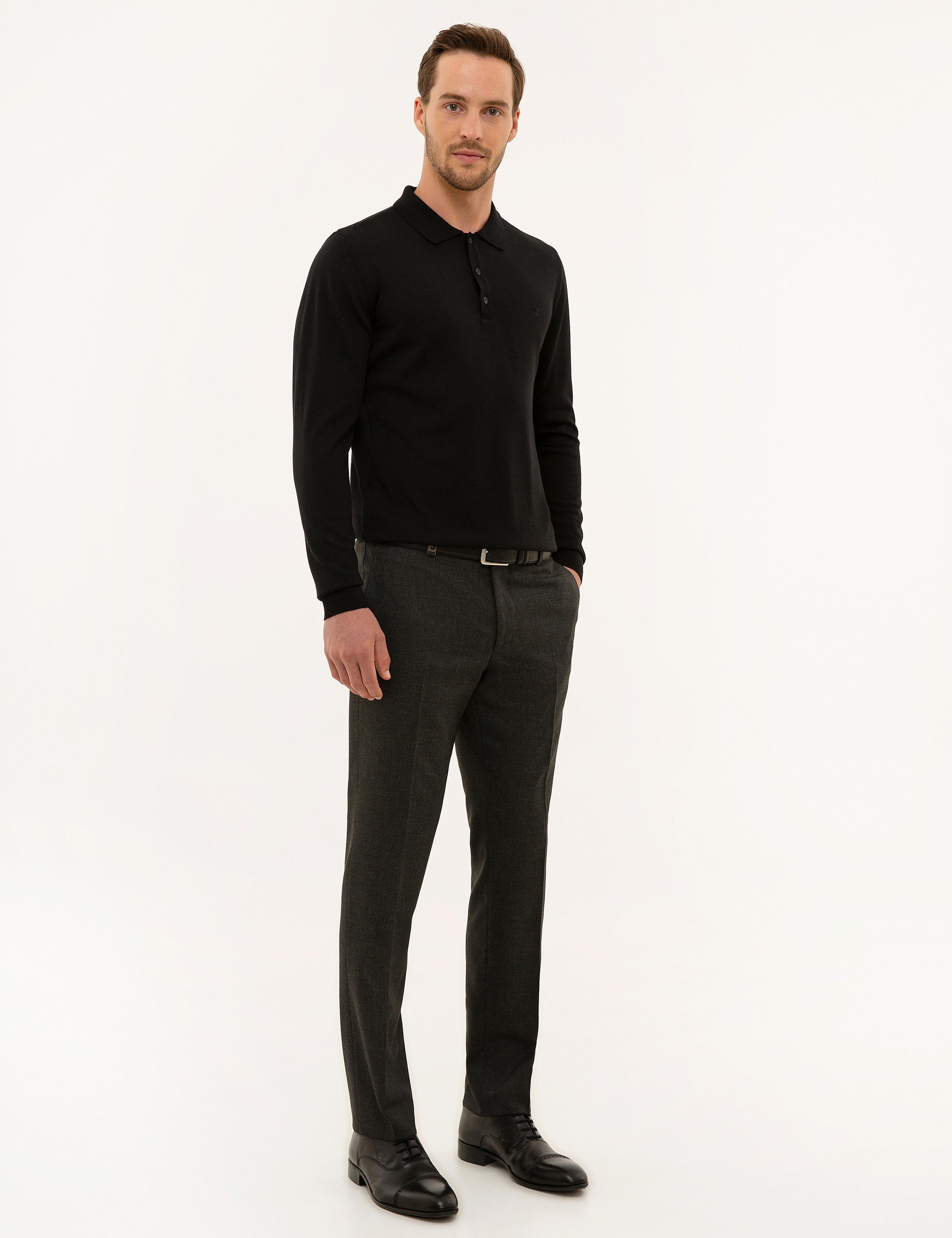 Siyah Slim Fit Kumaş Pantolon