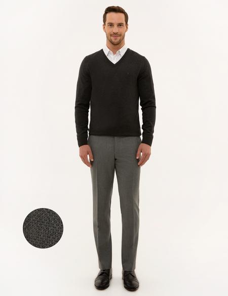 Gri Slim Fit Pantolon - 50229587053