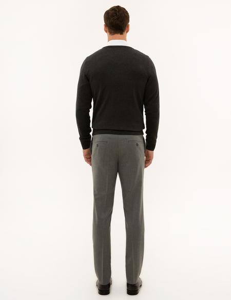 Gri Slim Fit Pantolon - 50229587053