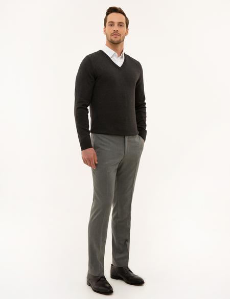 Gri Slim Fit Pantolon - 50229587053