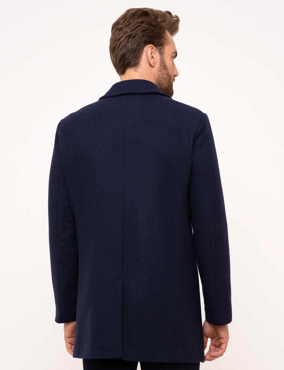 Lacivert Slim Fit Palto - 50210267016