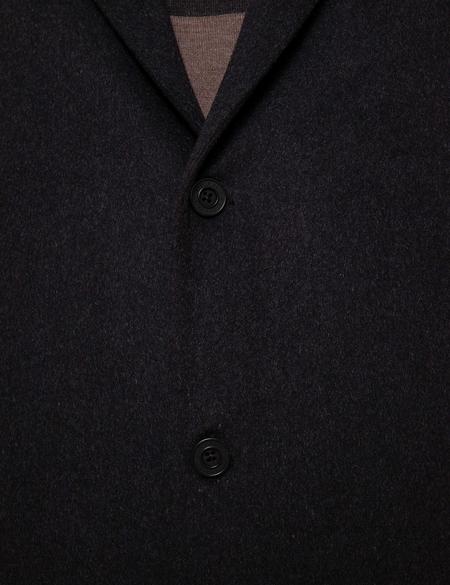 Antrasit Melanj Ex.Slim Fit Palto - 50210268006