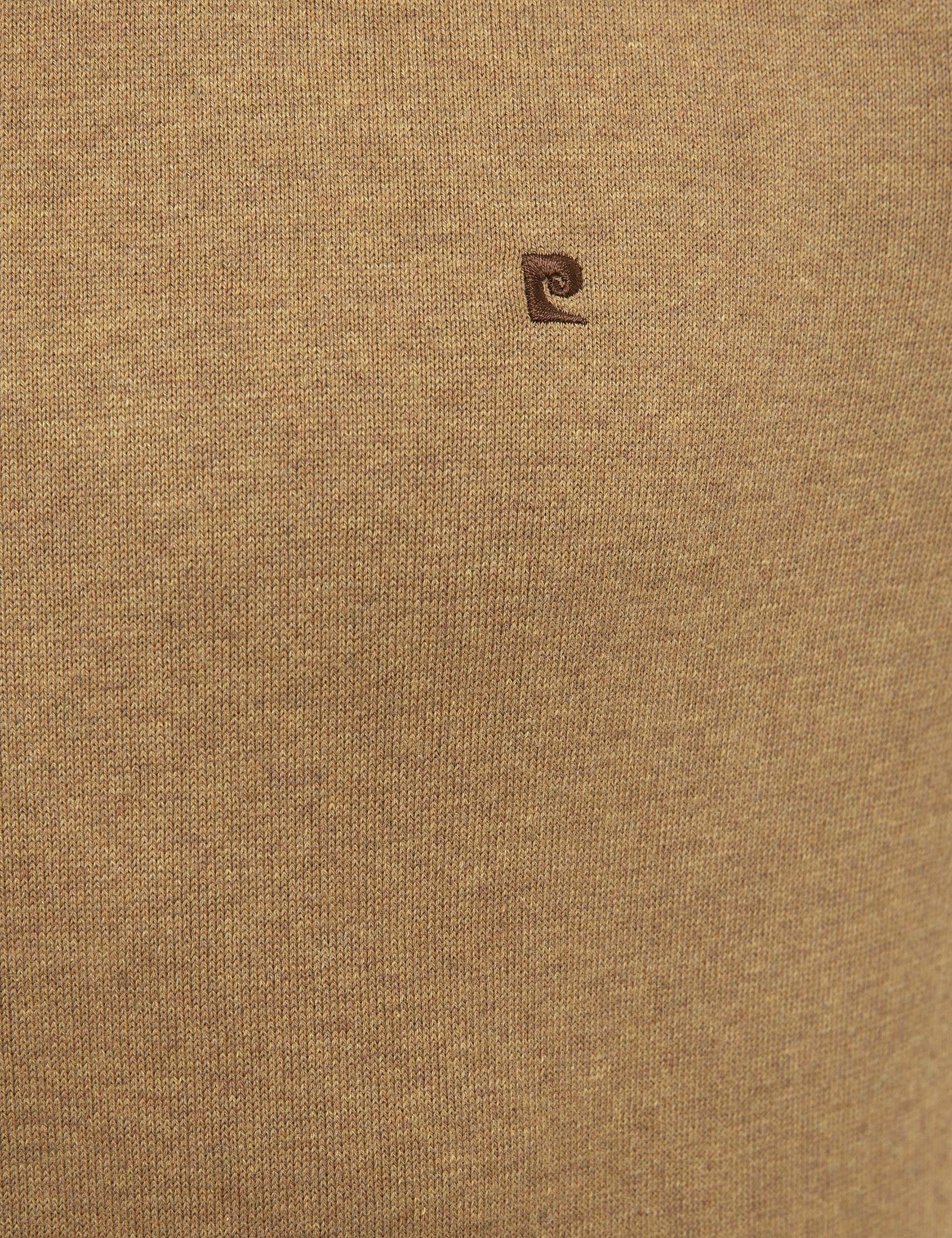 Camel Melanj Slim Fit Tam Balıkçı Yaka Basic Triko Kazak