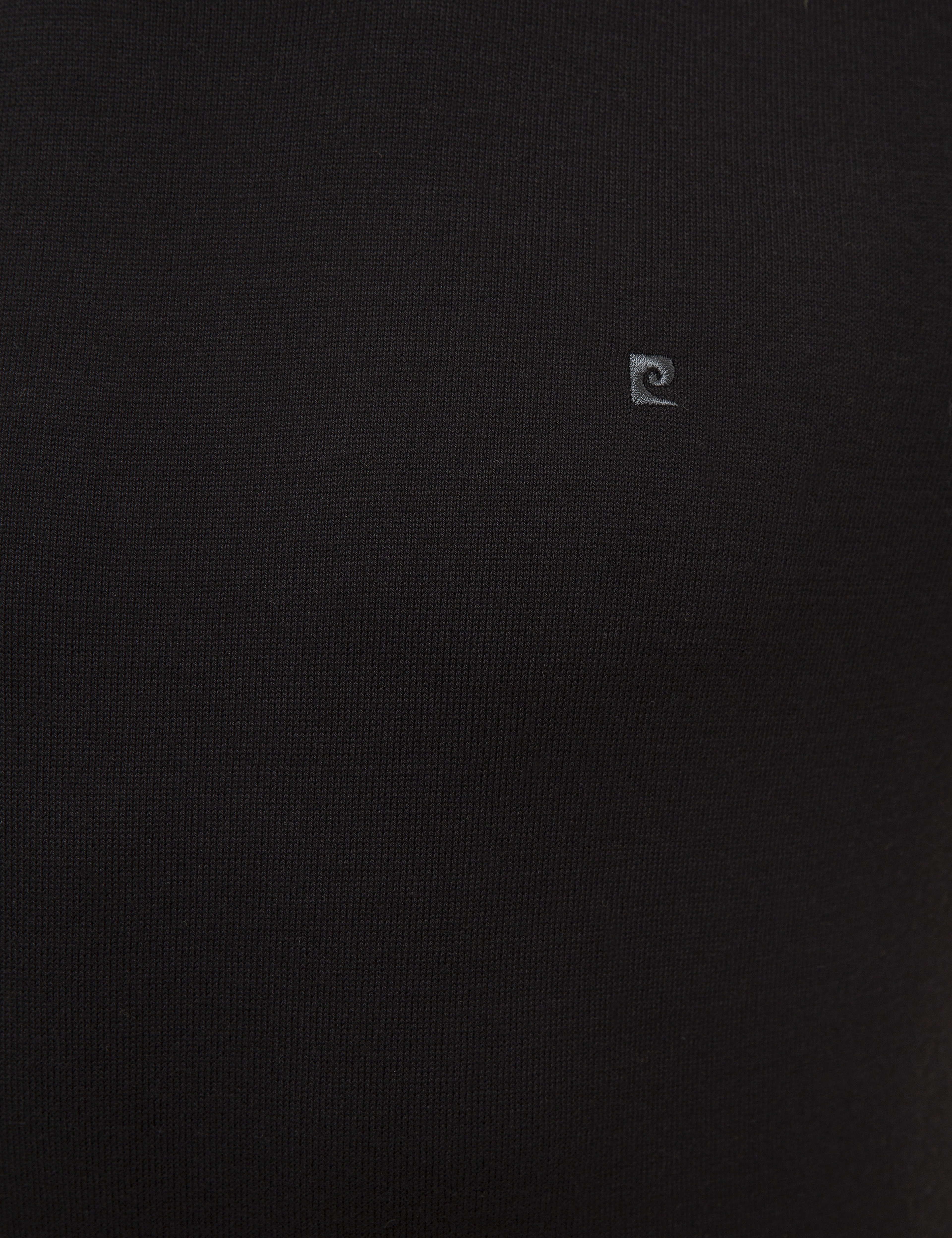 Siyah Slim Fit Bisiklet Yaka Basic Triko Kazak - Image 6