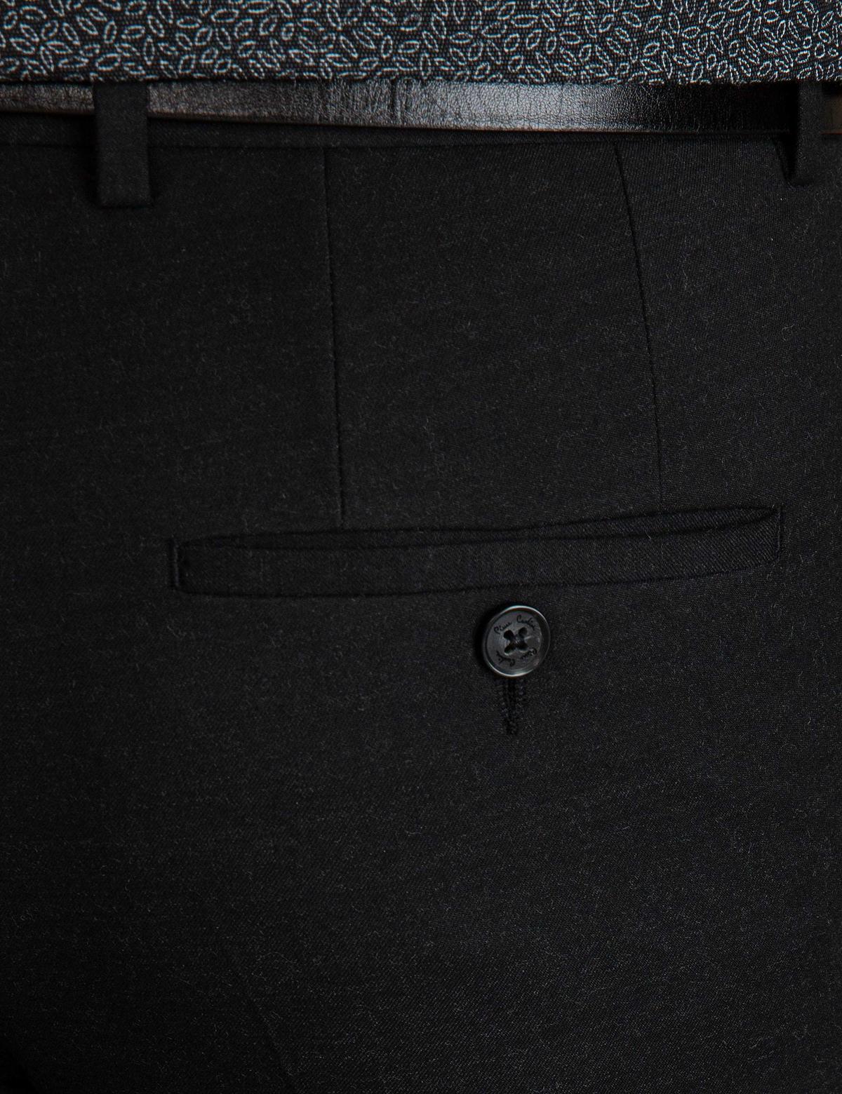 Siyah Slim Fit Pantolon - 50193021002