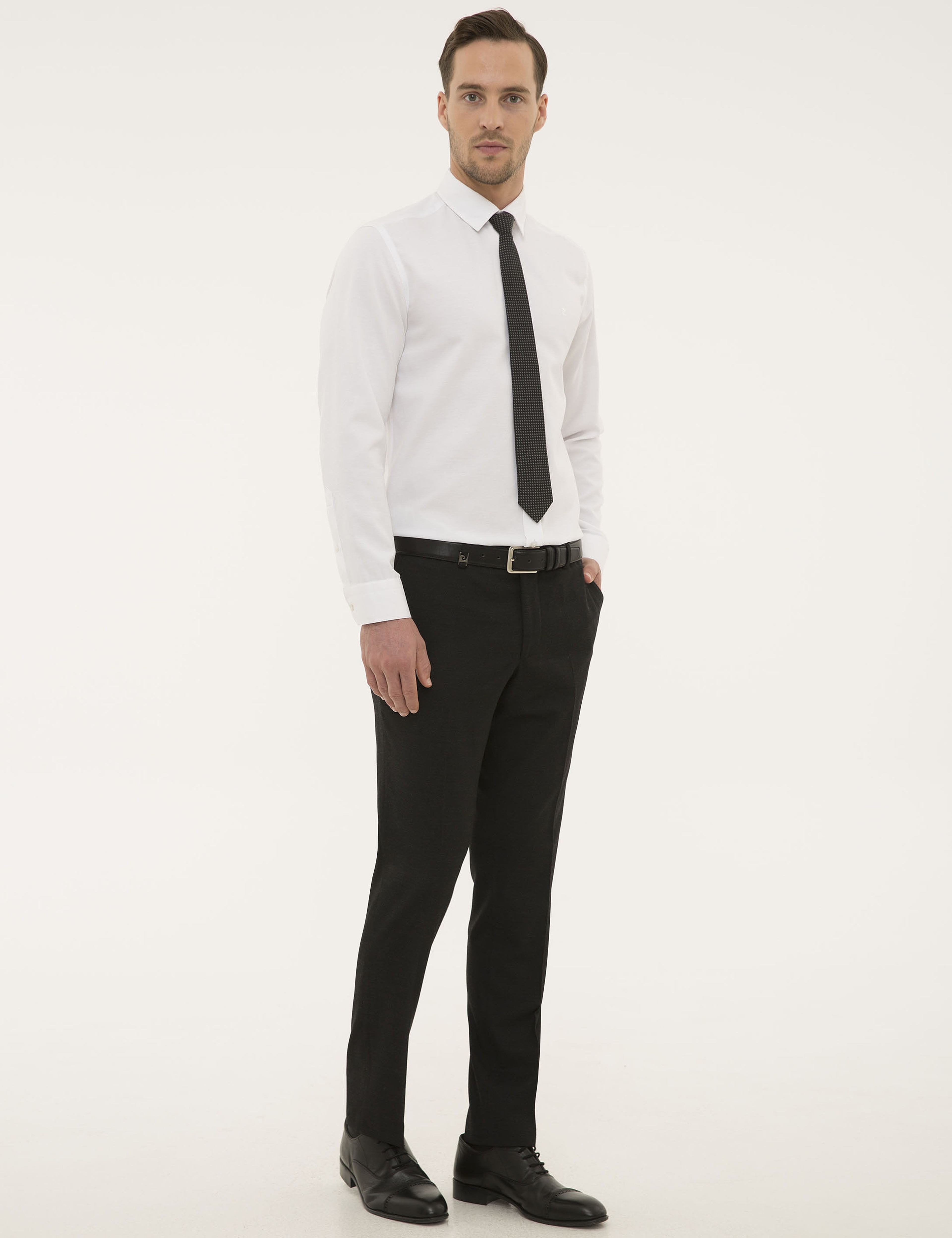 Siyah Slim Fit Pantolon - Image 2