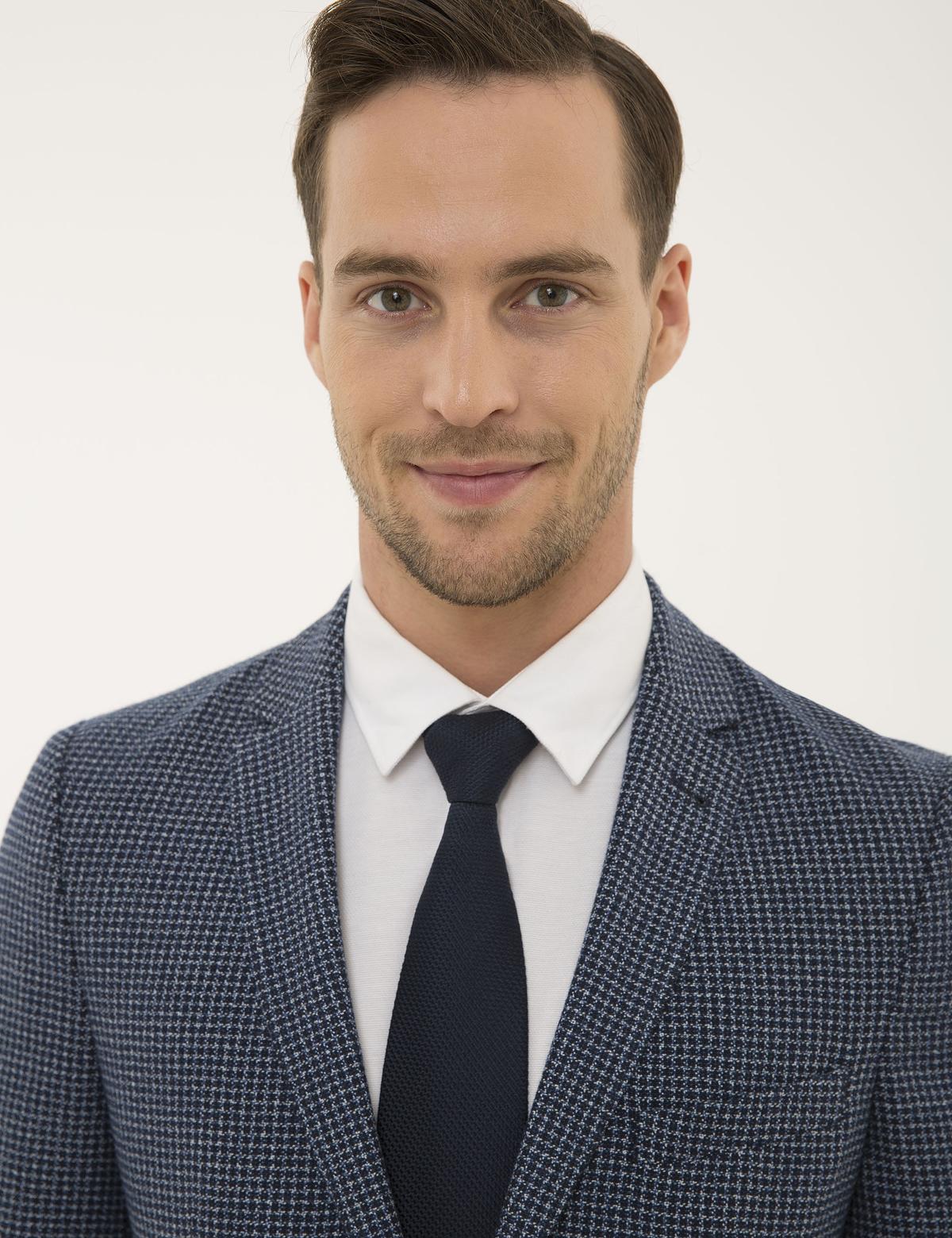 Lacivert Ekstra Slim Fit Ceket - 50197678008