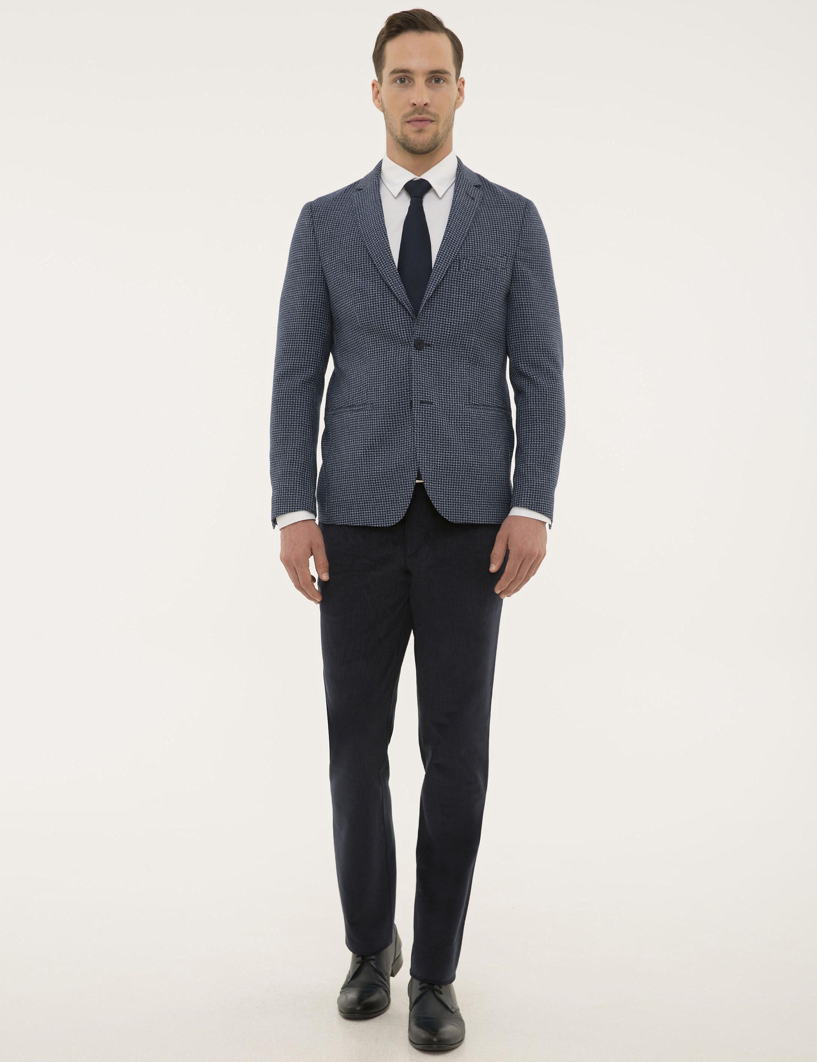 Lacivert Ekstra Slim Fit Ceket