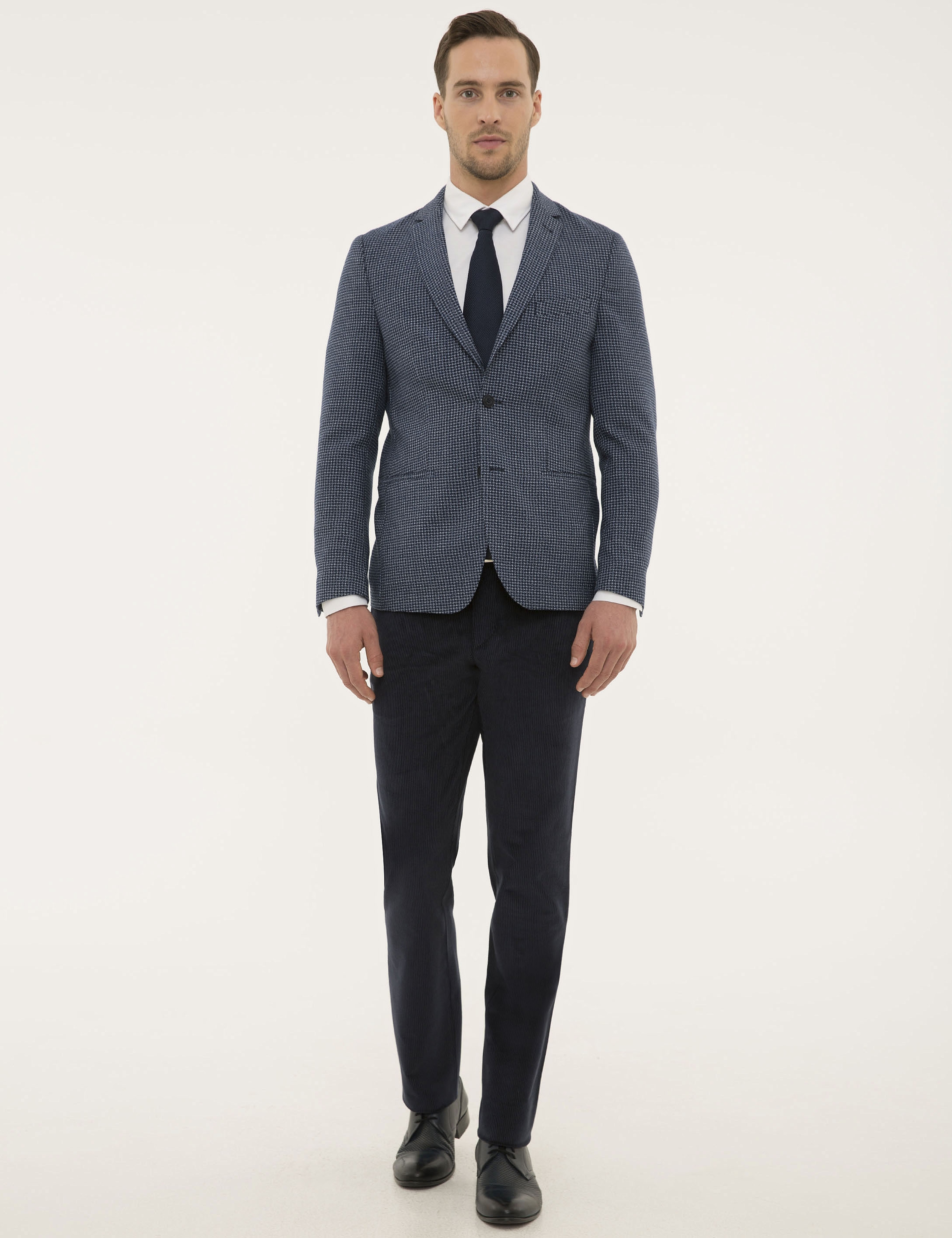 Lacivert Ekstra Slim Fit Ceket - Image 5