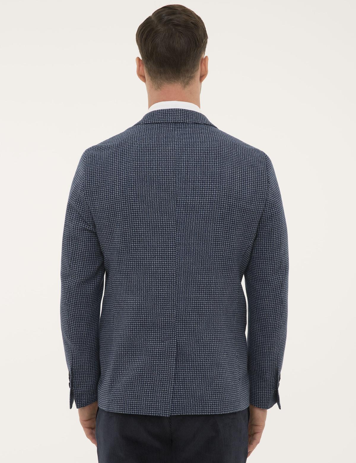 Lacivert Ekstra Slim Fit Ceket - 50197678008